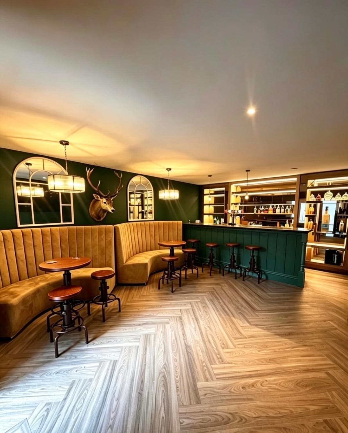 Lounge and bar at Blackthorn Wellness Retreat